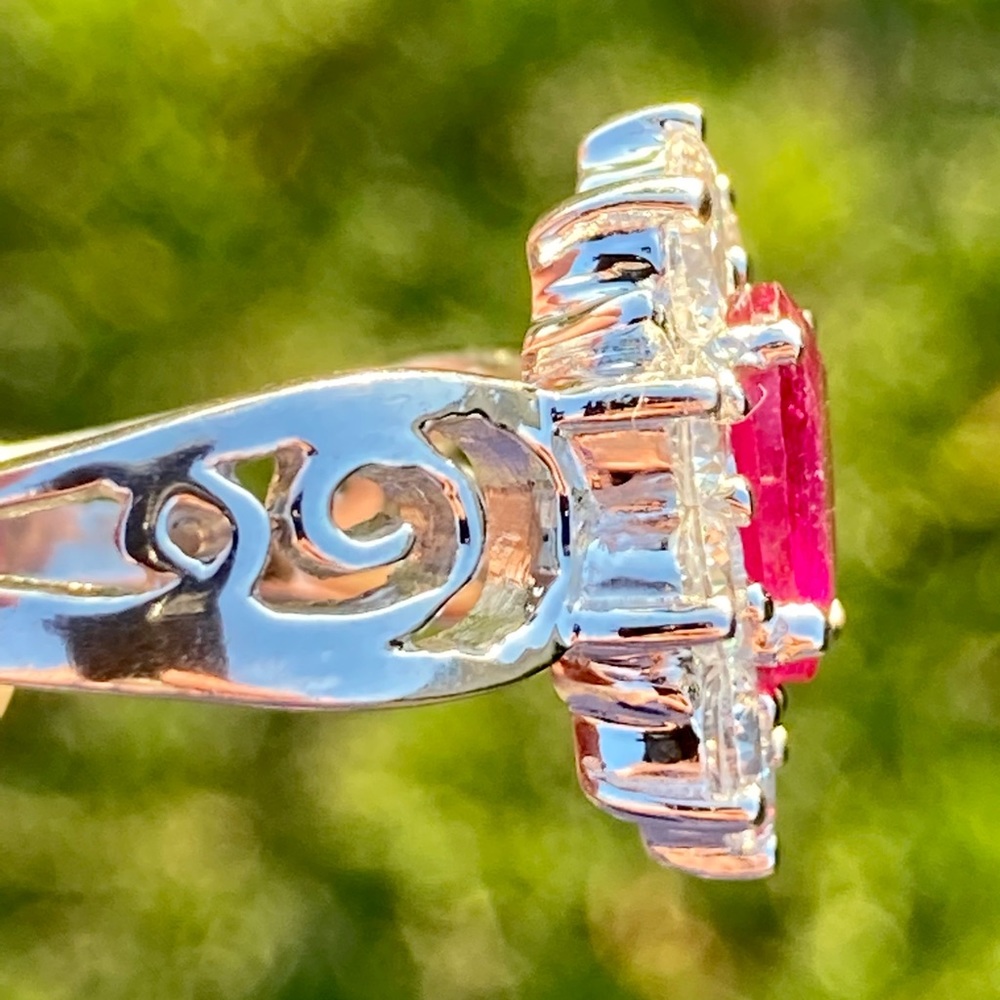 Sparkling Genuine Ruby Ring - image 6